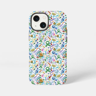 Cadeaus voor Lyme-ziekte, groene lint bewustzijn iPhone 13 Mini Hoesje