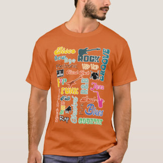 Cadeaus voor muziekgenres t-shirt