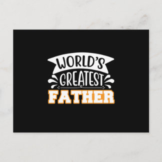Cadeaus voor papa | De grootste vader ter wereld Briefkaart