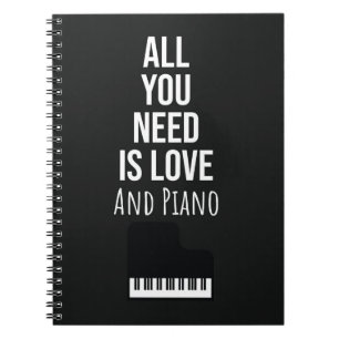 Cadeaus voor pianoliefhebbers Speler Muziek Muzika Notitieboek