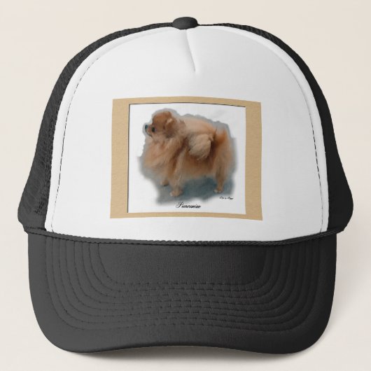 Cadeaus voor Pomeranianliefhebbers Trucker Pet (Voorkant)