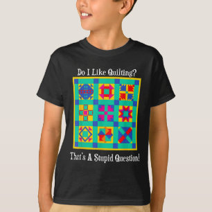 Cadeaus voor Quilters Quotes Oude Blokken Patronen T-shirt