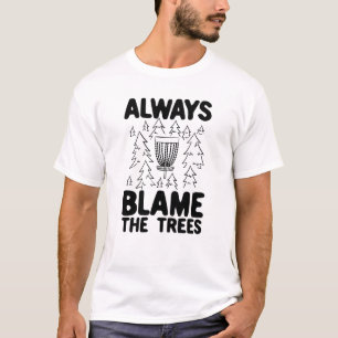 Cadeaus voor schijfGolf-schijfmandje T-shirt