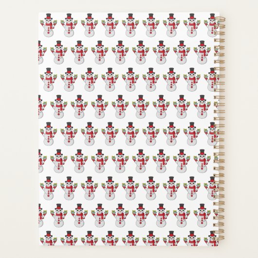 Cadeaus voor u van Snowman Planner (Achterkant)