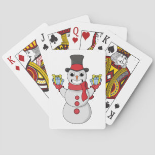 Cadeaus voor u van Snowman Pokerkaarten