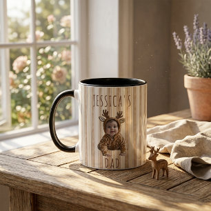 Cadeaus voor Vaderdag voor Vader Bruine Strepen Mok