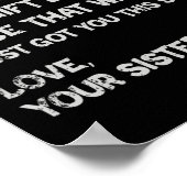 Cadeaus voor vaders dag voor Mannen broeder Poster (Hoek)