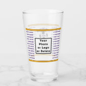 Cadeaus voor Voetbal coaches, Gepersonaliseerd Glas (Achterkant)