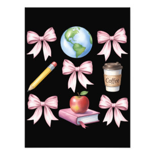 Cadeaus voor waardering voor leraren koffie strik  foto afdruk