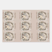 Cadeauset 3  thema Kerstmis Inpakpapier Vel (Voorkant 3)