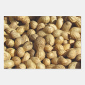 Cadeauset - pinda's in 3 formaten inpakpapier vel (Voorkant 3)