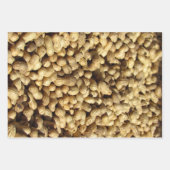 Cadeauset - pinda's in 3 formaten inpakpapier vel (Voorkant)