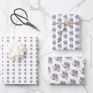 Cadeauset voor cadeaus - NGA-Waterverf Lilacs Inpakpapier Vel