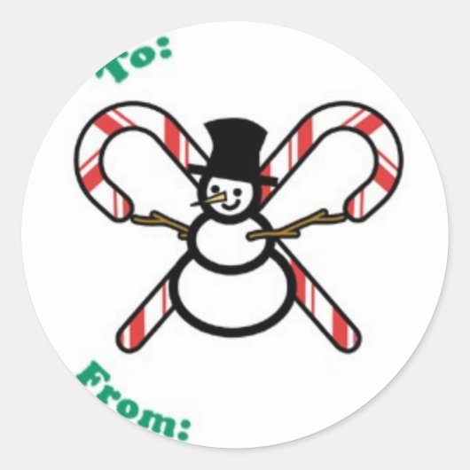 Cadeausticker Label (Voorkant)