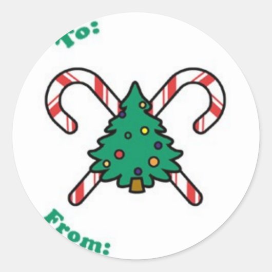 Cadeausticker Label (Voorkant)