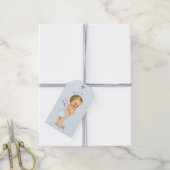 Cadeautags voor jongensdoop cadeaulabel (Met Touw)