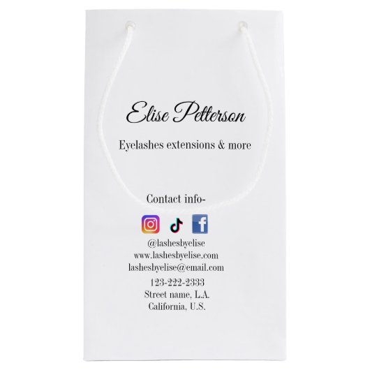 Cadeautas (Achterkant)