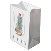 Cadeautas Holiday Cactus (Achterkant Gekanteld)