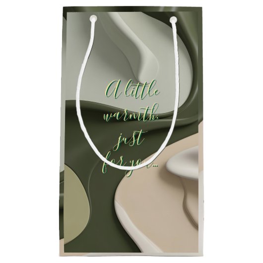 Cadeautas in stijlvolle abstracte afbeelding (Voorkant)