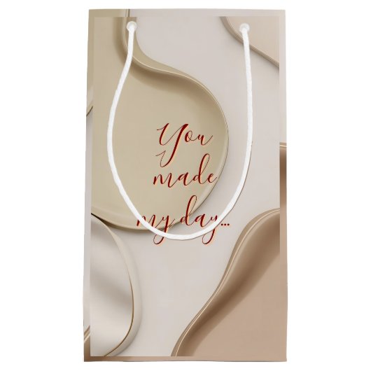 Cadeautas in stijlvolle abstracte afbeelding (Voorkant)