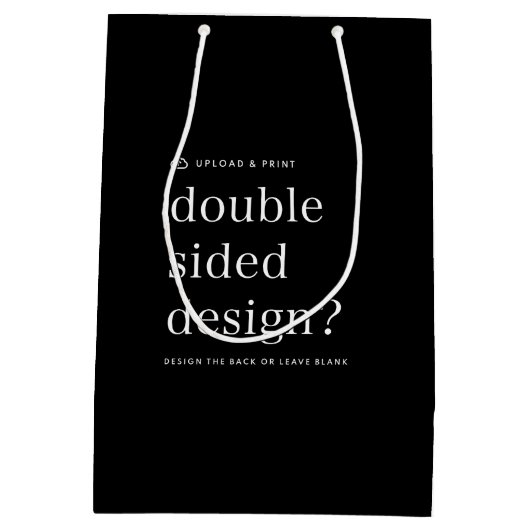 Cadeautas Je ontwerp uploaden (Achterkant)