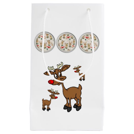 Cadeautas met kerstcadeaus (Voorkant)