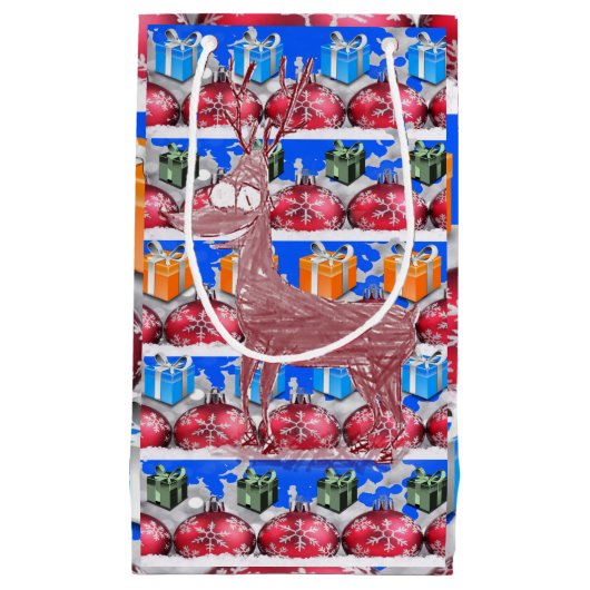 Cadeautas met kerstcadeaus (Voorkant)