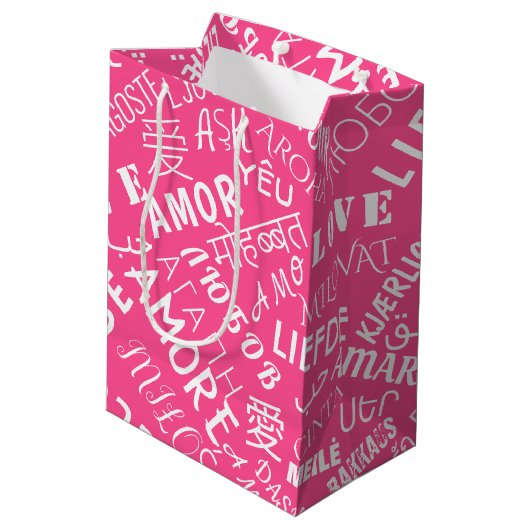Cadeautas met liefdestekst (Achterkant Gekanteld)