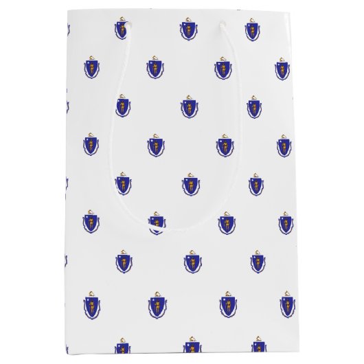 Cadeautas met vlag van de staat Massachusetts, Ver (Voorkant)