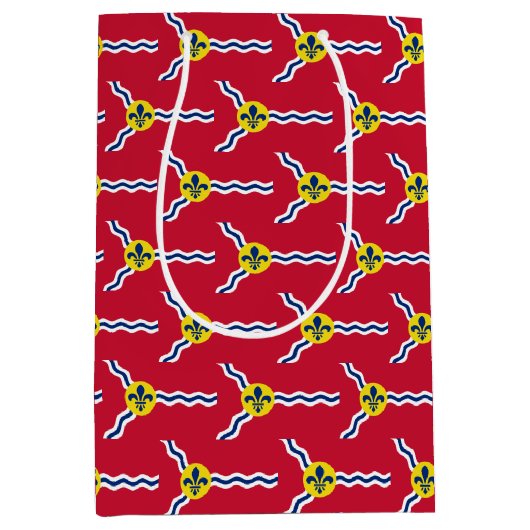 Cadeautas met vlag van St. Louis, USA (Voorkant)