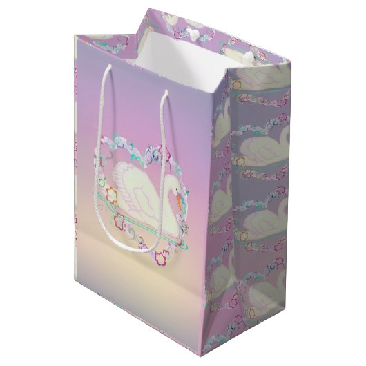 cadeautas van Swan Princess (Voorkant Gekanteld)