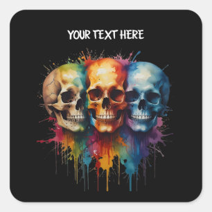 Cadeautas Vierkante Sticker