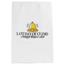Cadeautas voor de laatste dag van chemo