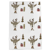 Cadeautasjes | WATERVERF | rendieren Medium Cadeauzakje (Achterkant)