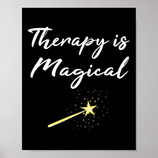 Cadeautherapie is een magische professional in de  poster (Voorkant)