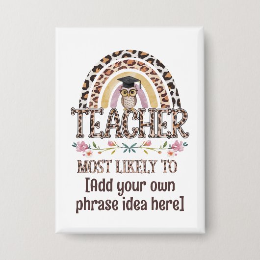 🎓 Cadeautips voor leraren: Meest Waarschijnlijk A Button (Voorkant)