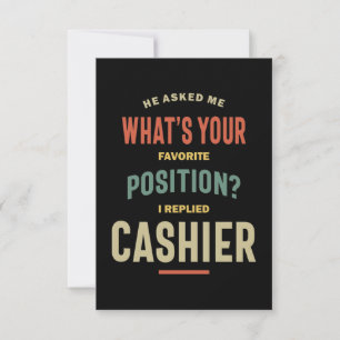Cadeautitel cashier RSVP kaartje