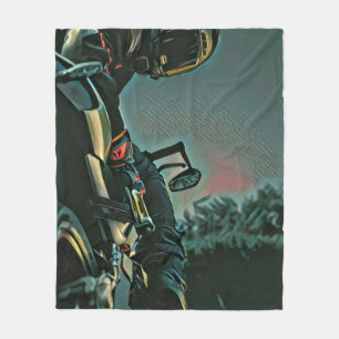 cadeautje voor racewedstrijden op motorfietsen fleece deken