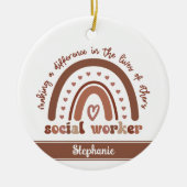 Cadeautjes voor de Afstuderen van de Aangepaste so Keramisch Ornament (Voorkant)