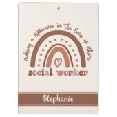 Cadeautjes voor de Afstuderen van de Aangepaste so Klembord (Achterkant)