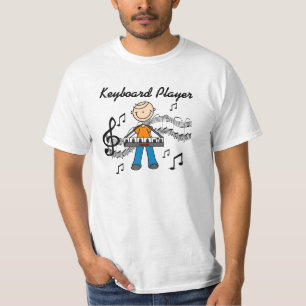 Cadeautjes voor mannelijke toetsenbordtoetsenbords t-shirt