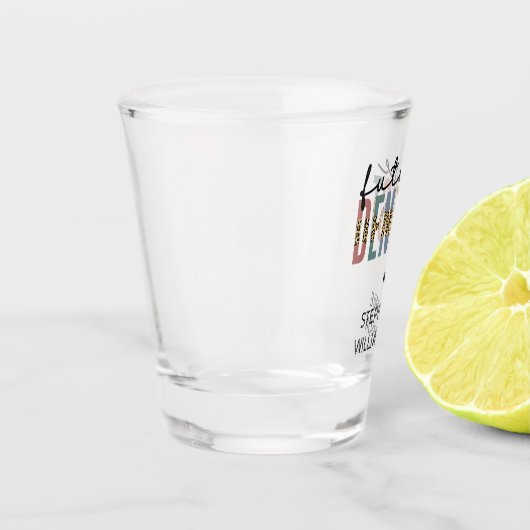 Cadeautjes voor toekomstige tandheelkundige studen shot glas (Links)