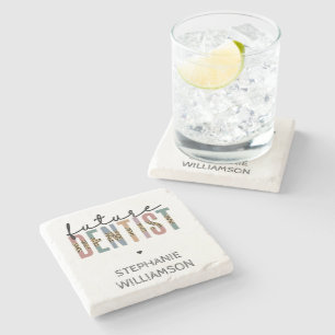 Cadeautjes voor toekomstige tandheelkundige studen stenen onderzetter