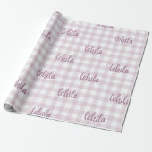 cadeauverpakking met eigen naam cadeaupapier (Uitgerold)