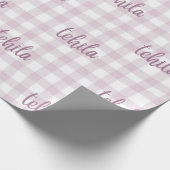 cadeauverpakking met eigen naam cadeaupapier (Hoek)