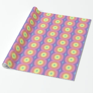 Cadeauverpakking - Regelboog met blauw Cadeaupapier