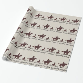 Cadeauverpakking voor Cowboy met Prikkeldraad Cadeaupapier