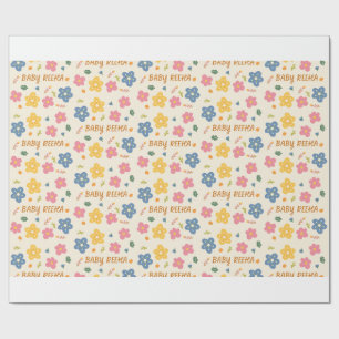 Cadeauverpakkings papier voor babyshower