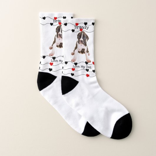 Cadeaux Amoureux de les chiens - Fun Boxer Dog (Paire)