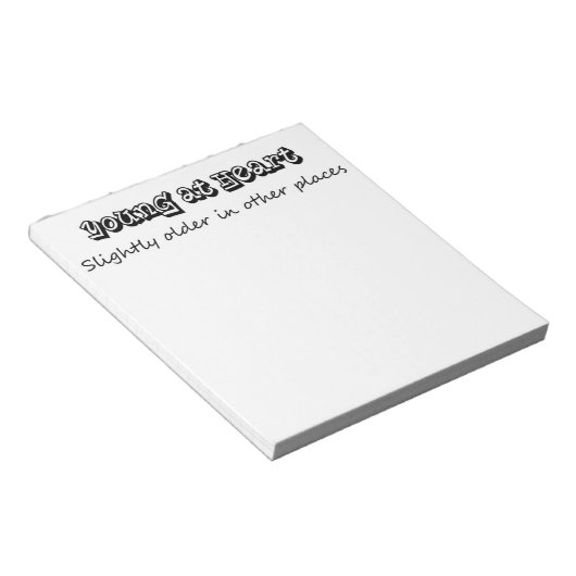 Cadeaux amusants blocs-notes unique humour bureau  (Incliné)